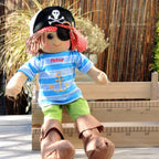 Personalised Boys' Peter Pirate Rag Doll