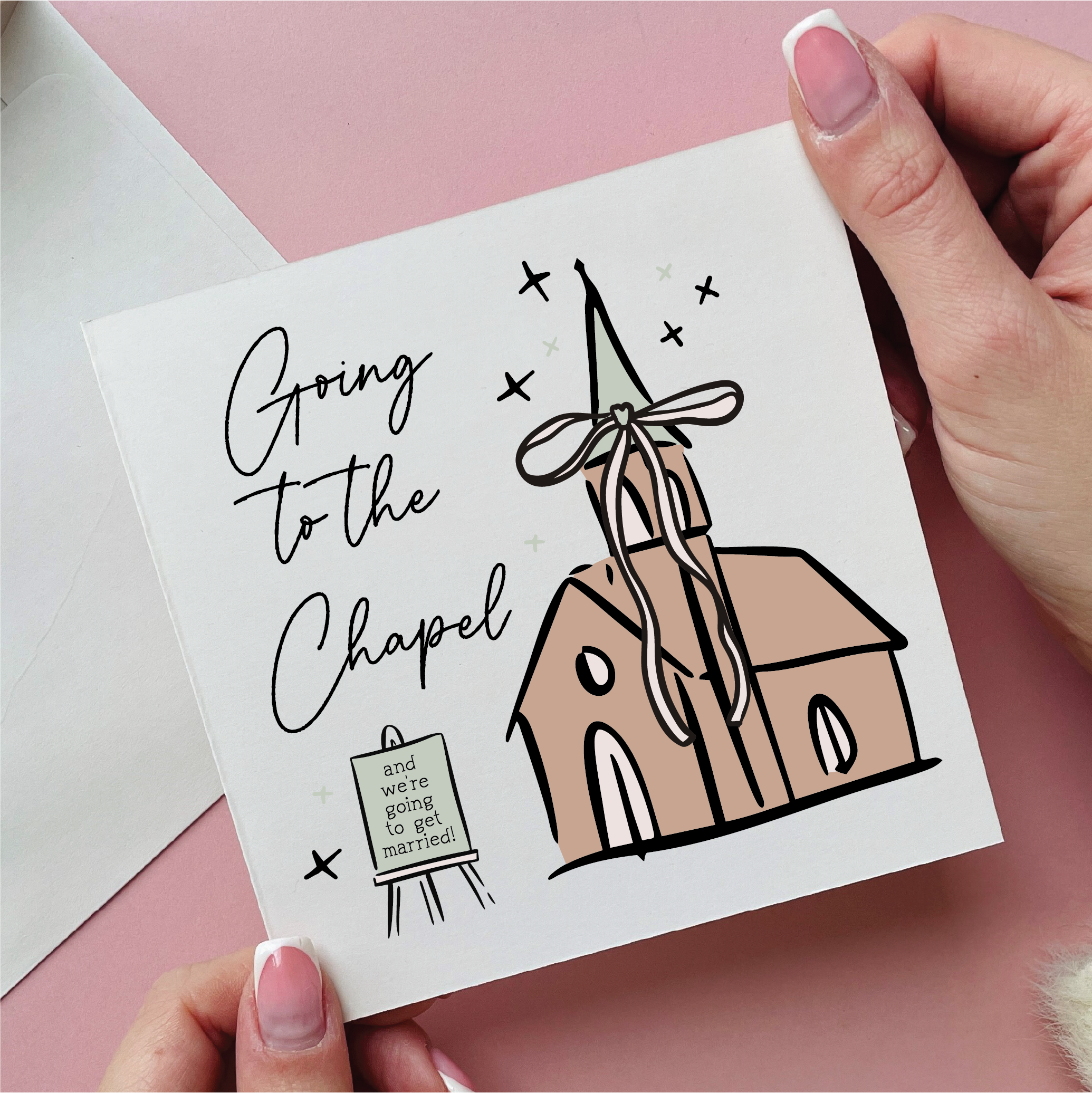 Going to the Chapel Wedding Card