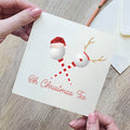 Oh Christmas Tee Golf Christmas Card