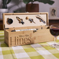 Personalised Wedding Wine Bottle Gift Set