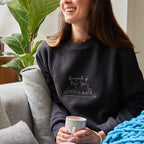 Personalised Fairytale Of New York Embroidered Jumper