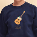 Personalised Kids Guitar Christmas Jumper