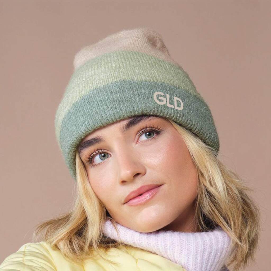 Personalised Ombre Knitted Winter Hat