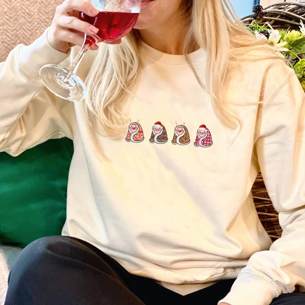 Personalised Pigs In Blankets Christmas Jumper