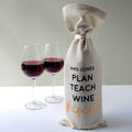 Teacher Thank You Alcohol Bottle Bag