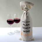 Teacher Thank You Alcohol Bottle Bag