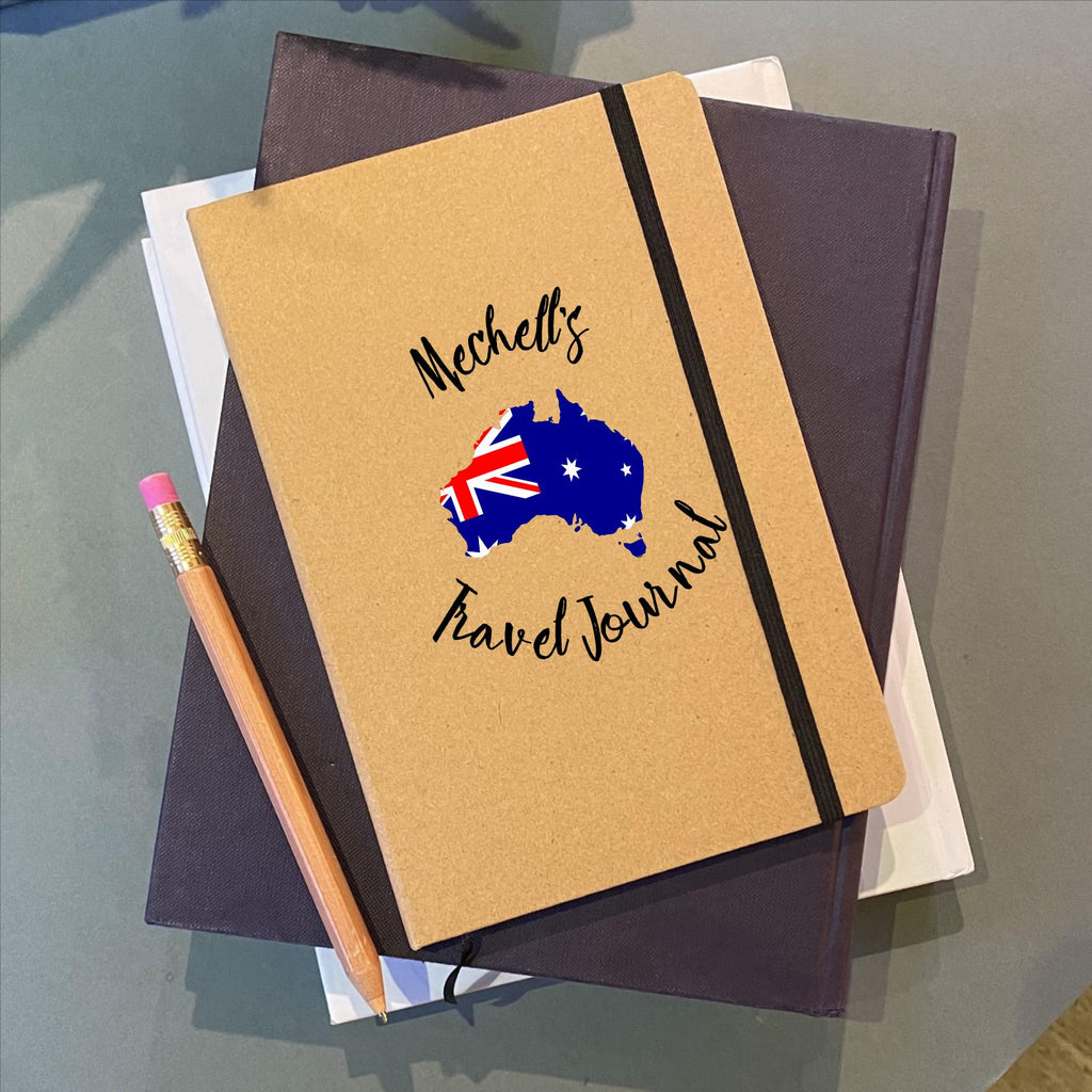 Personalised Country Flag Travel Journal