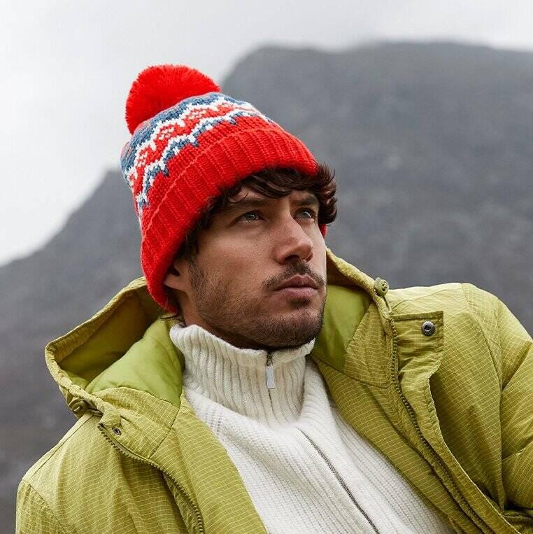 Personalised Retro Ski Hat For Winter