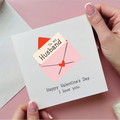 To My Husband Heart Envelope Card