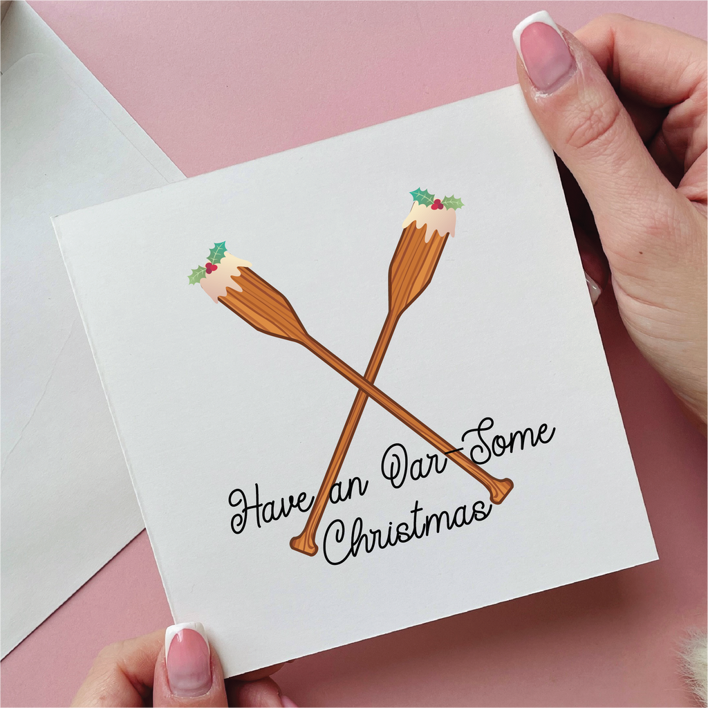 Rowing Christmas Card