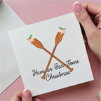 Rowing Christmas Card