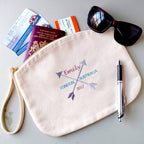 Personalised Embroidered Travel Pouch