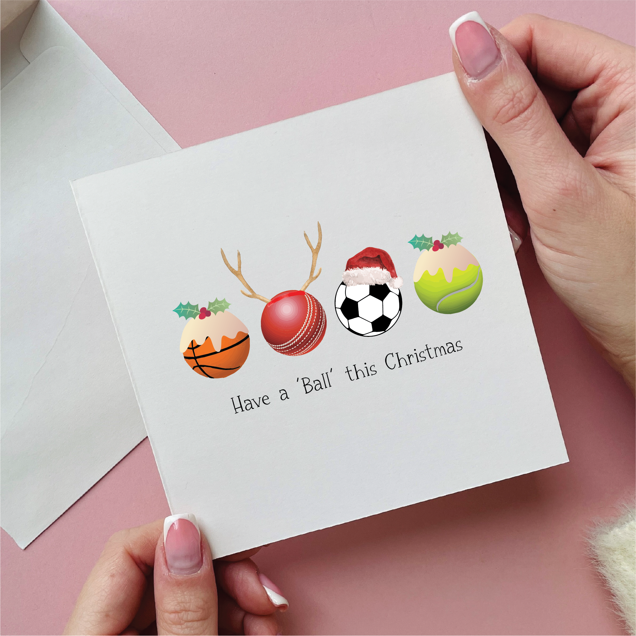 Sports Fan Christmas Card