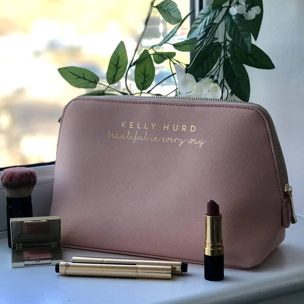 Faux Leather Personalised Washbag In Every Way
