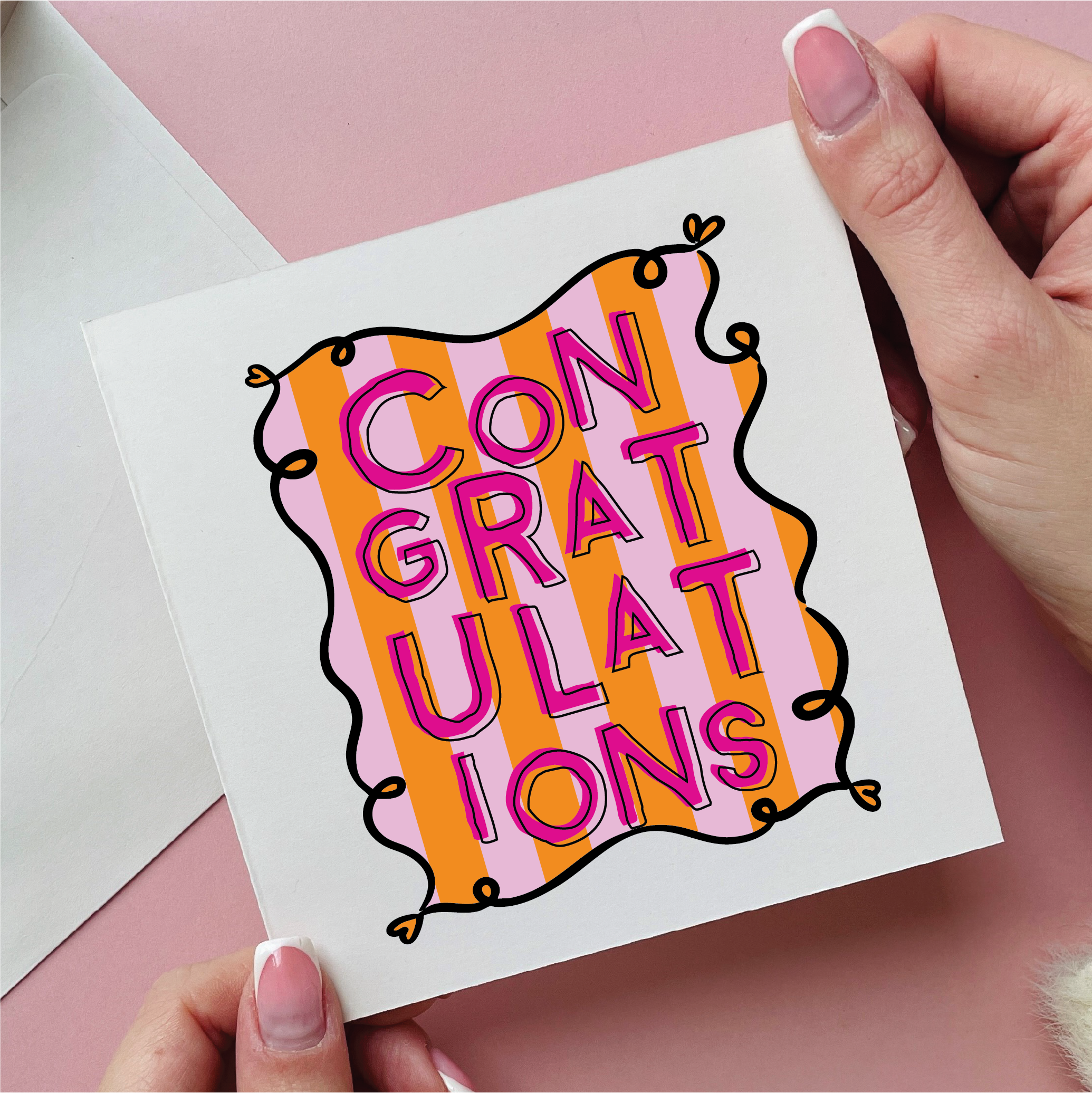 Congratulations Stripe Card