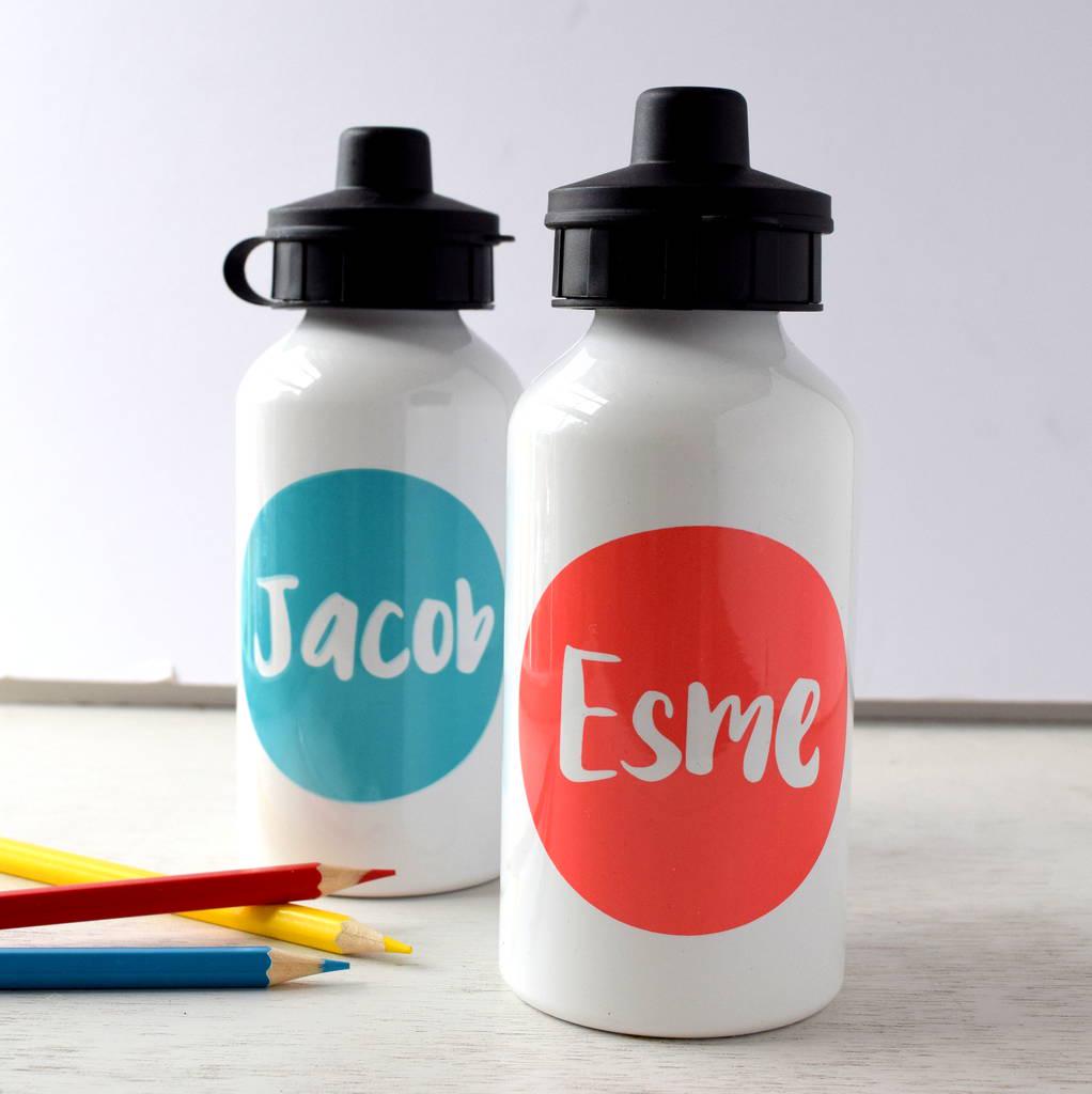 Personalised Spot Water Bottle