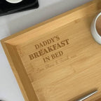 Personalised Dad's Breakfast In Bed Tray