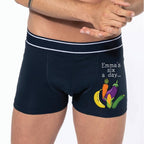 Personalised Six A Day Valentine's Underwear