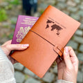 Personalised Typewriter Leather Travel Journal