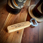 Personalised Christmas Bottle Opener