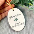 Personalised Engagement Ceramic Decoration