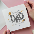 Best Dad In The Universe Father's Day Card