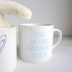 Personalised Children's Christening Bunny Mug