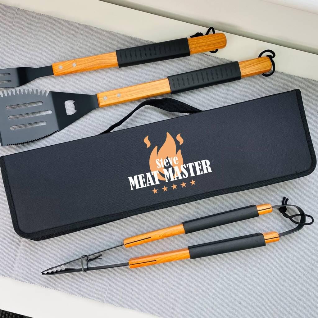 Personalised Meat Master Barbecue Tool Set