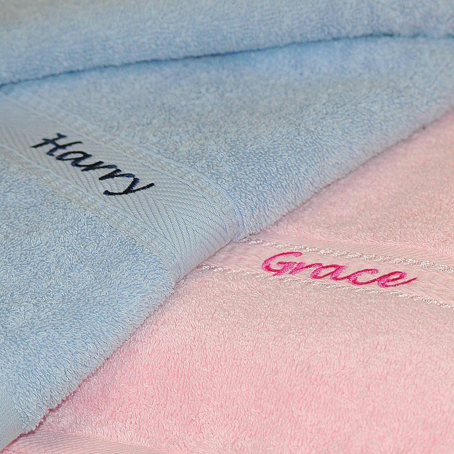 Kids Personalised Swim Towels