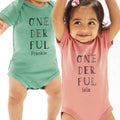 Personalised One Der Ful First Birthday Baby Vest