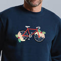 Personalised Christmas Pudding Bike Jumper
