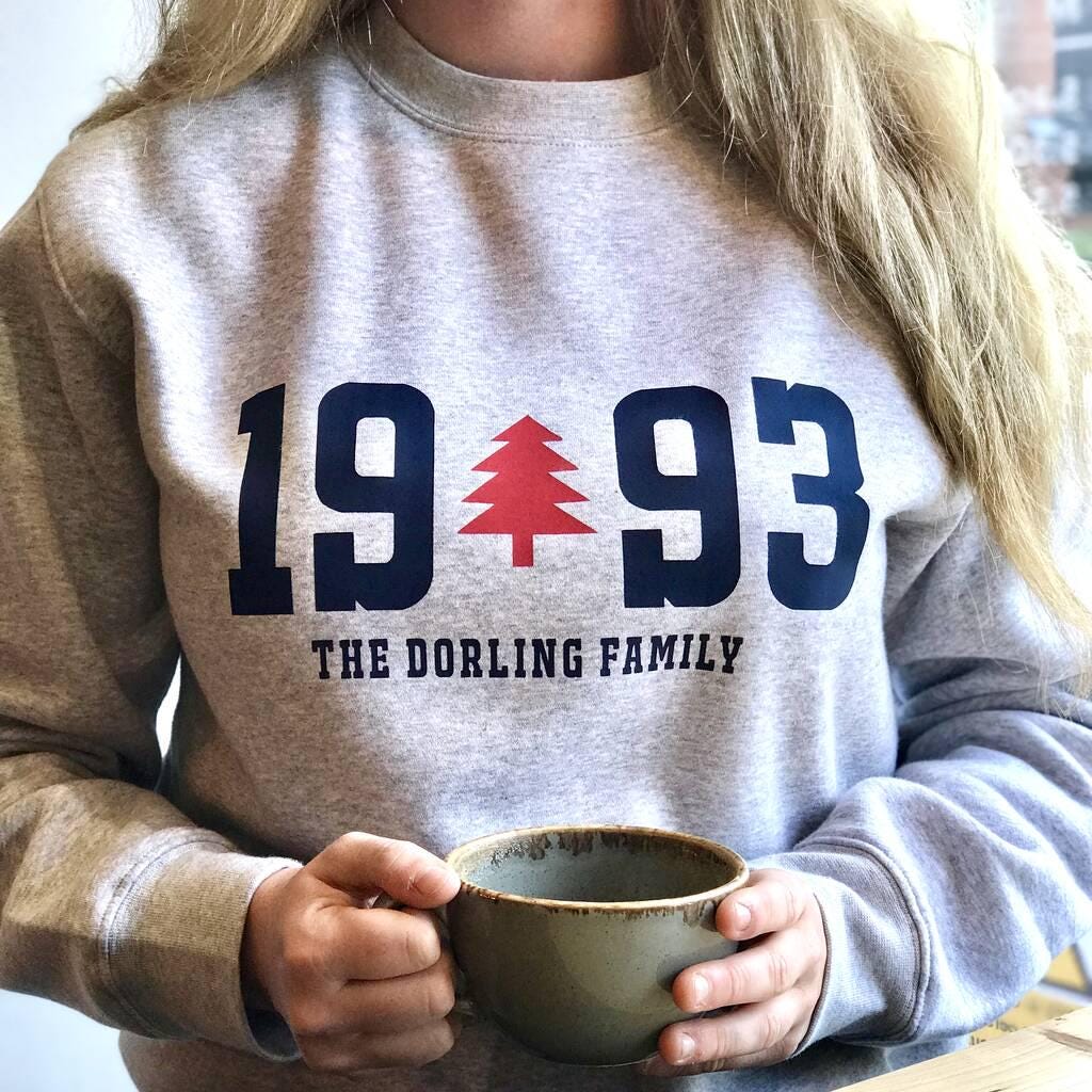Personalised Year Of Birth Christmas Jumper