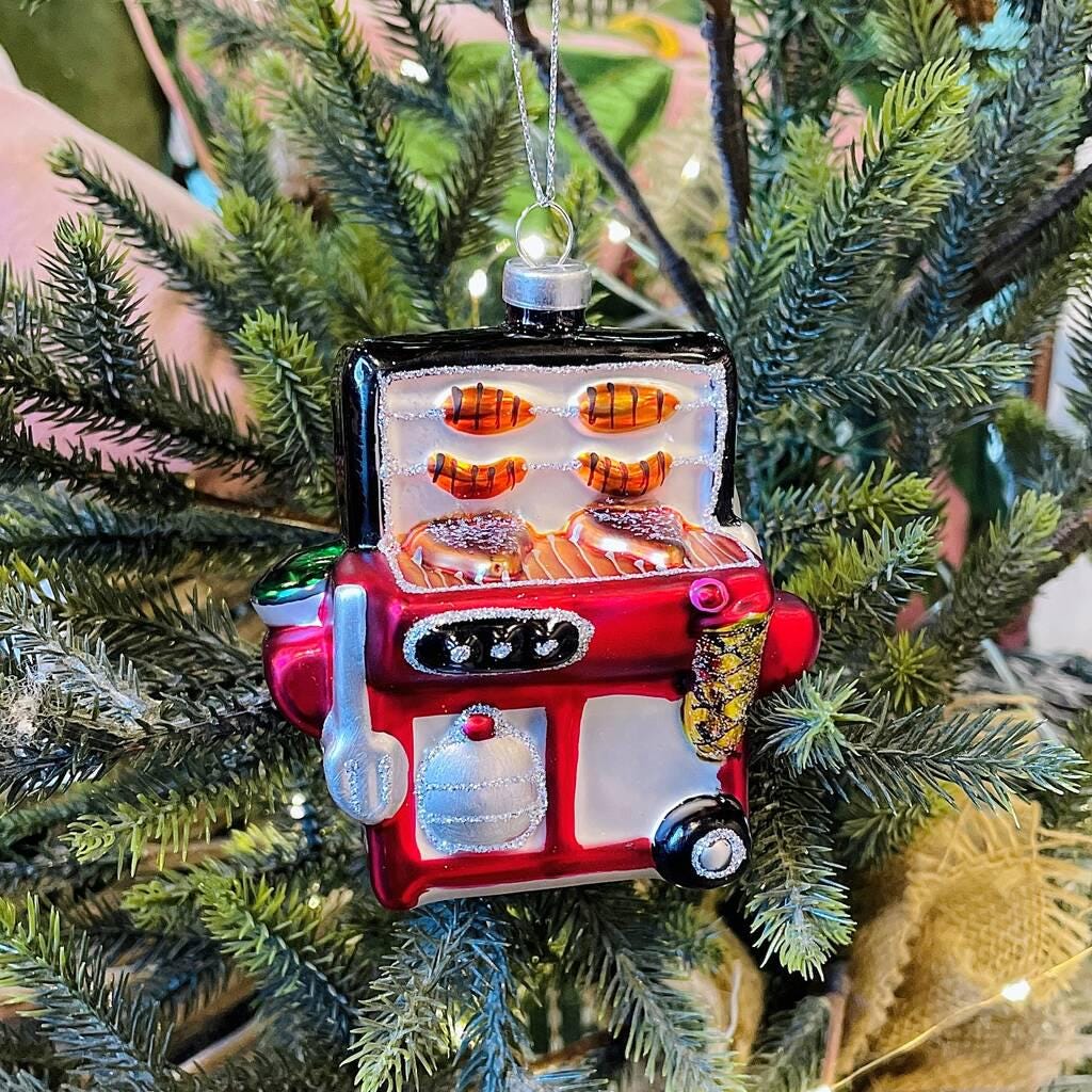 Personalised Barbecue Christmas Decoration