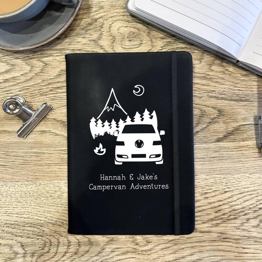 Personalised Campervan Travel Journal Notebook