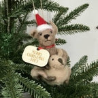 Personalised Kangaroo And Joey Christmas Decoration