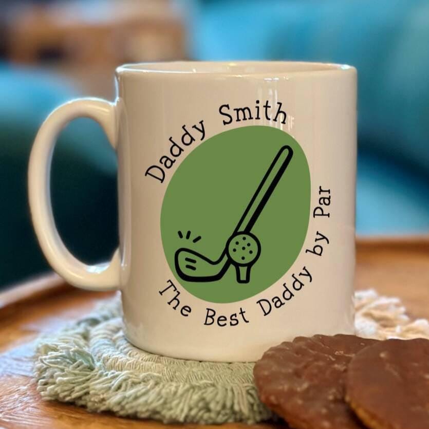 Personalised Golf Dad Mug