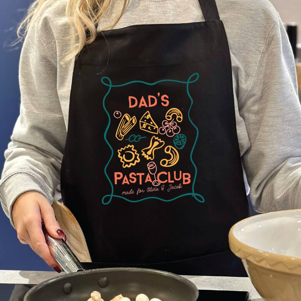 Personalised Dad's Pasta Club Apron