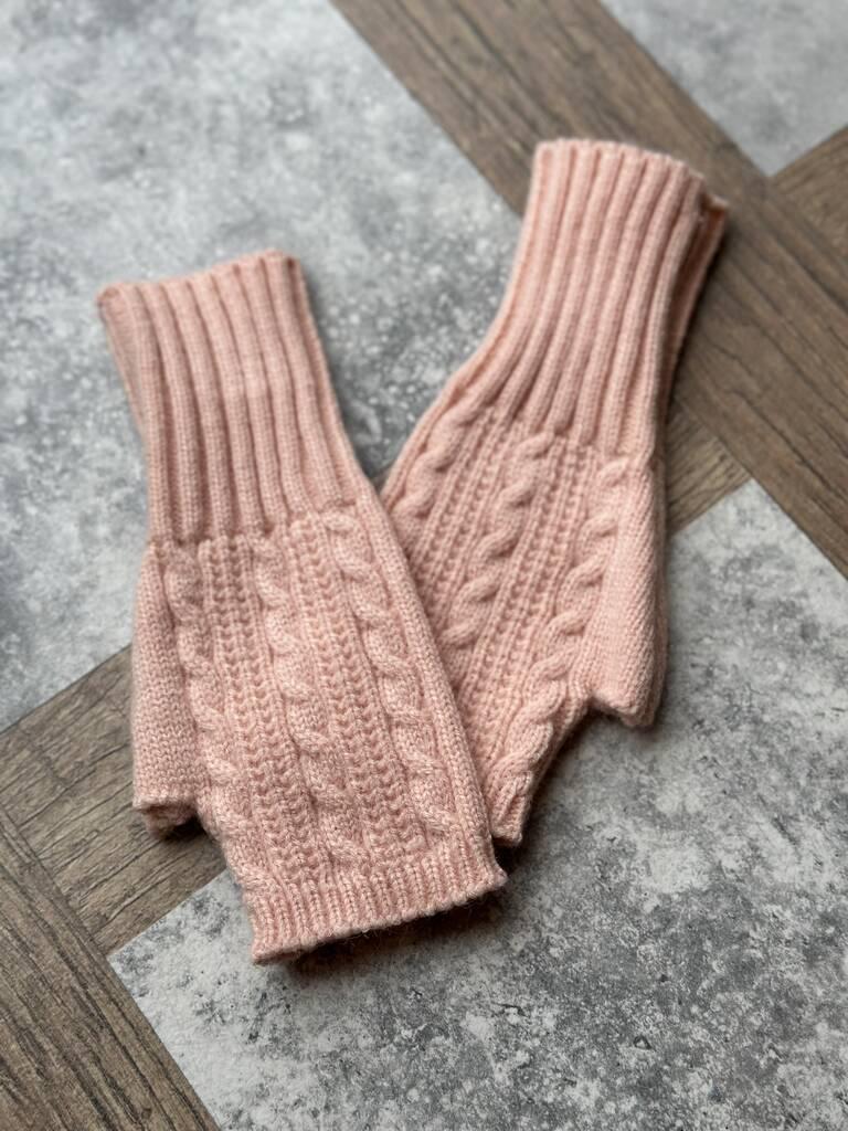 Personalised Knitted Fingerless Gloves