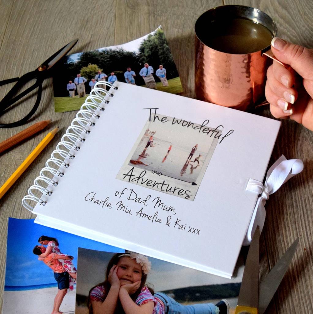Personalised Family Adventures Photo Scrapbook