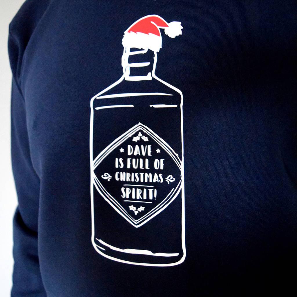 Personalised Christmas Spirit Jumper