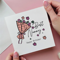 Bunch of Blooms Best Nanny  Happy Birthday Card