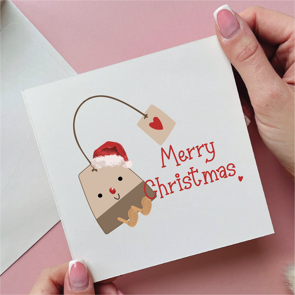 Teabag Merry Christmas Card