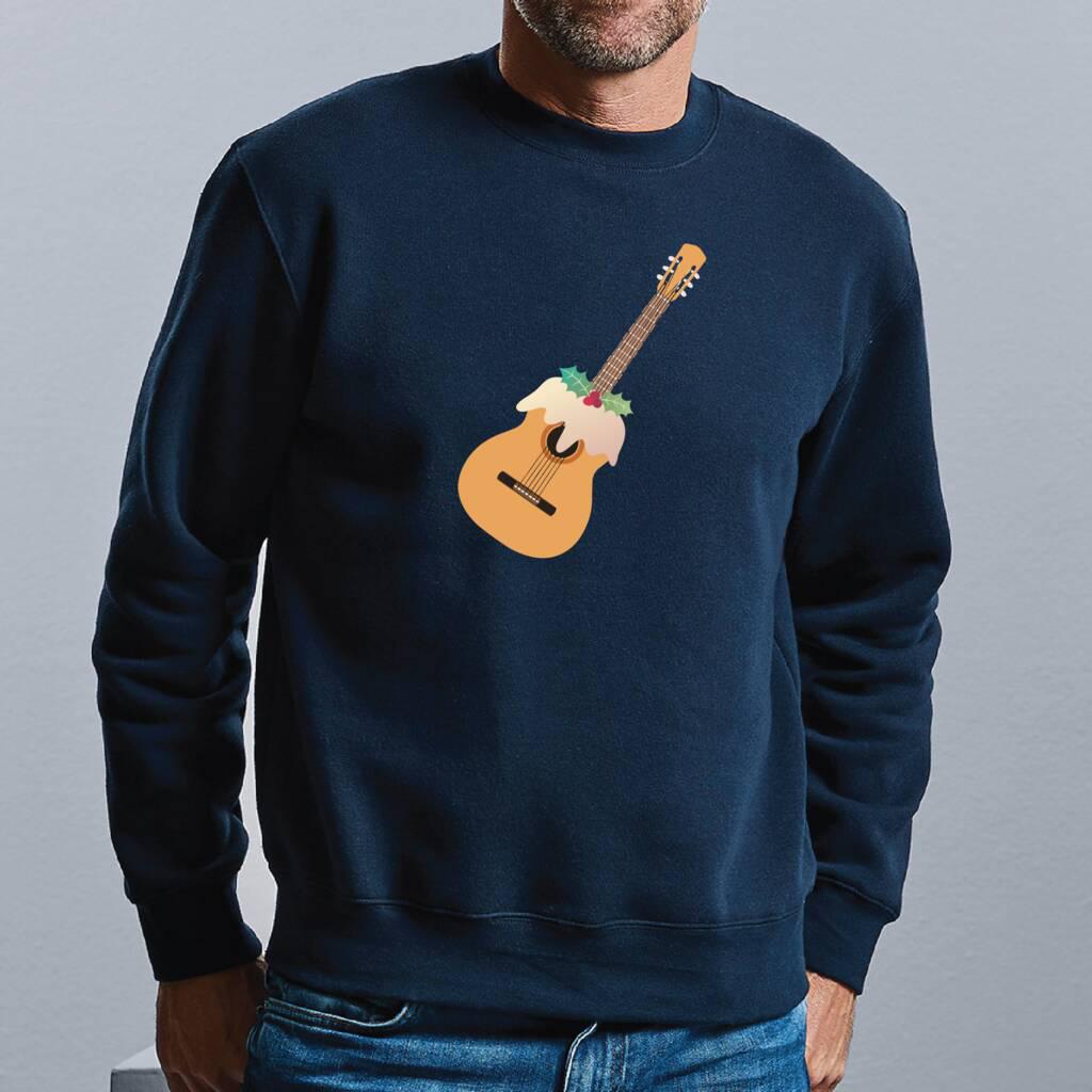 Personalised Christmas Guitar Jumper