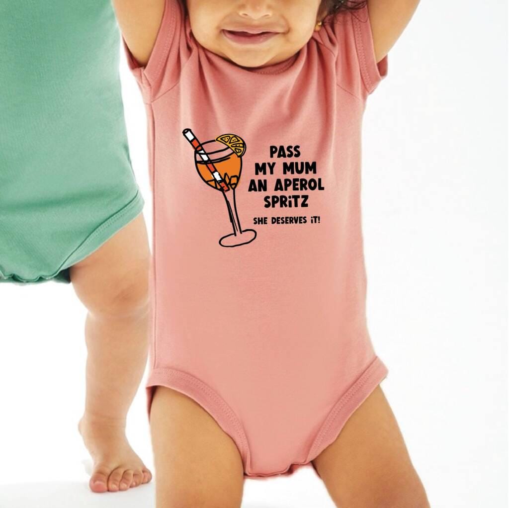 Pass My Mum An Aperol Spritz New Baby Babyvest