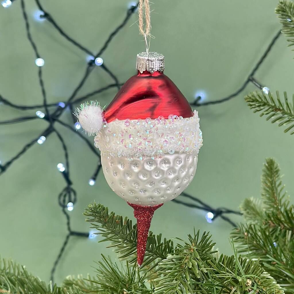 Personalised Golf Ball Bauble