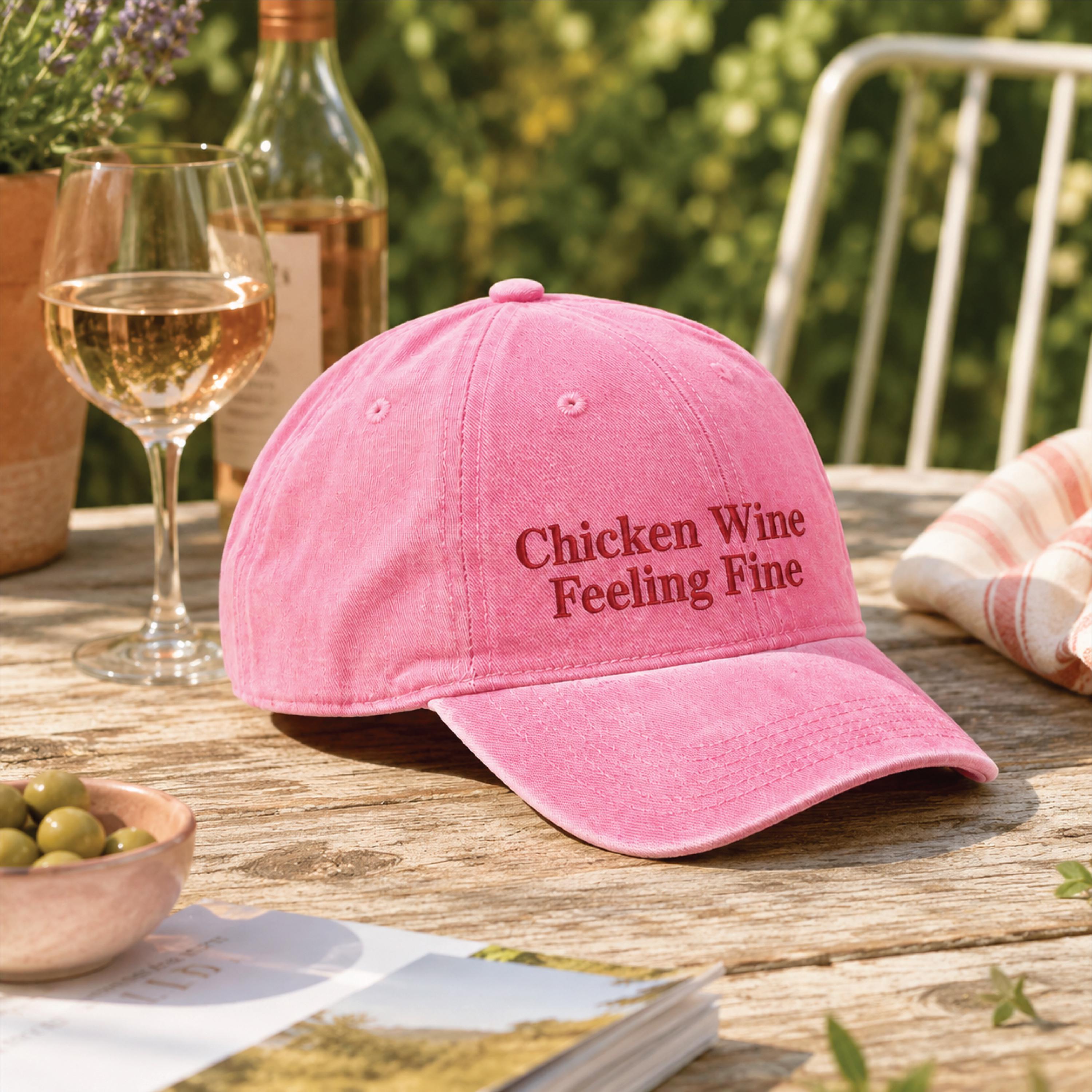 Chicken Wine Feeling Fine Cap