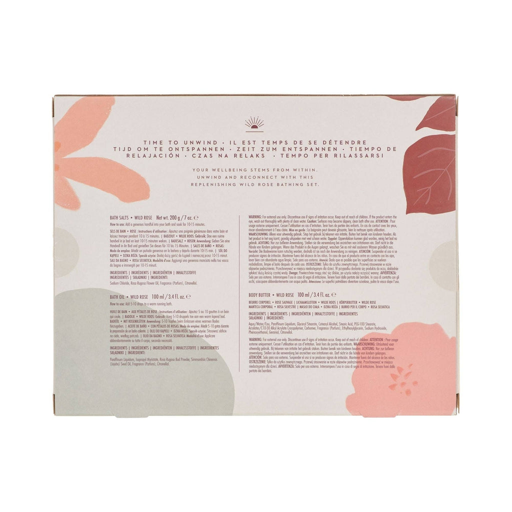 Time to Unwind Bath & Body Set - Wild Rose