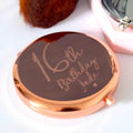 Personalised Engraved Birthday Compact Mirror