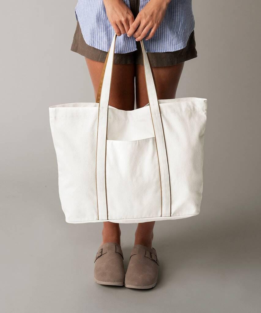 Personalised Laurel Leaf Courtside Tote Bag