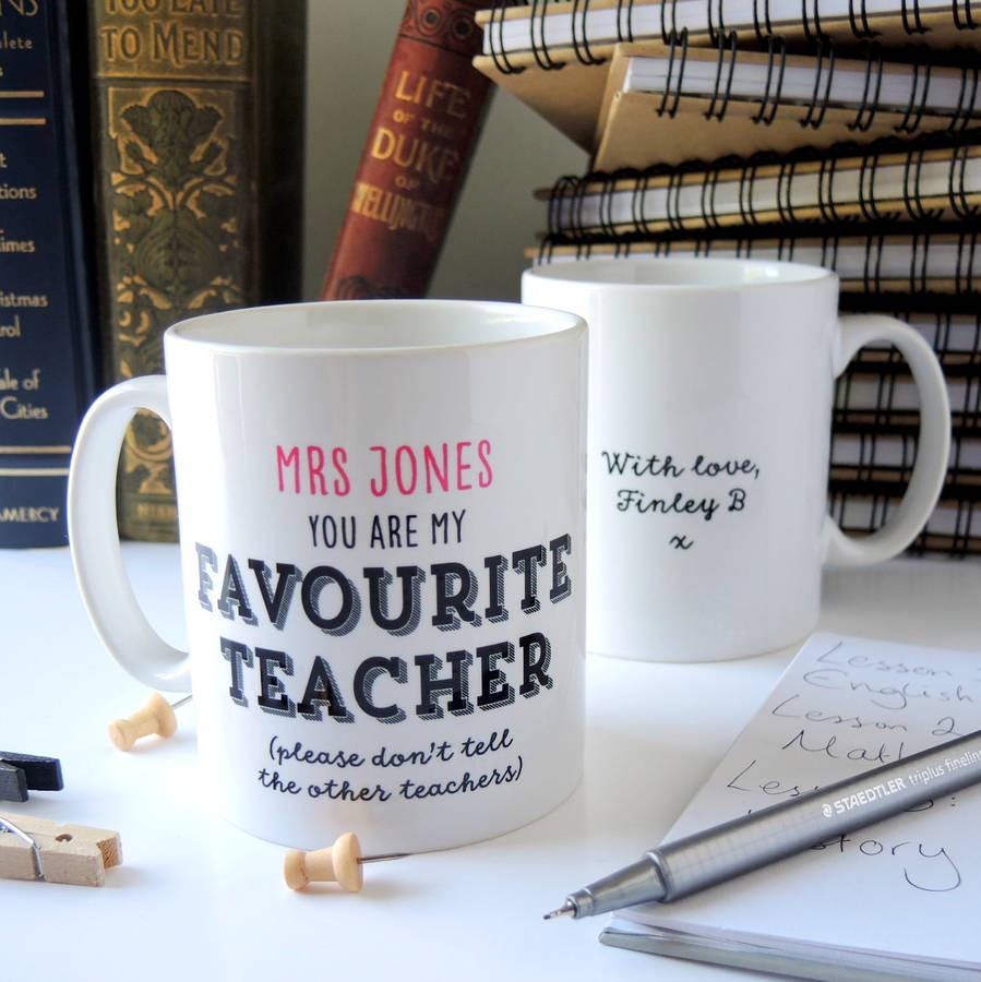 Personalised Favourite Teacher Mug